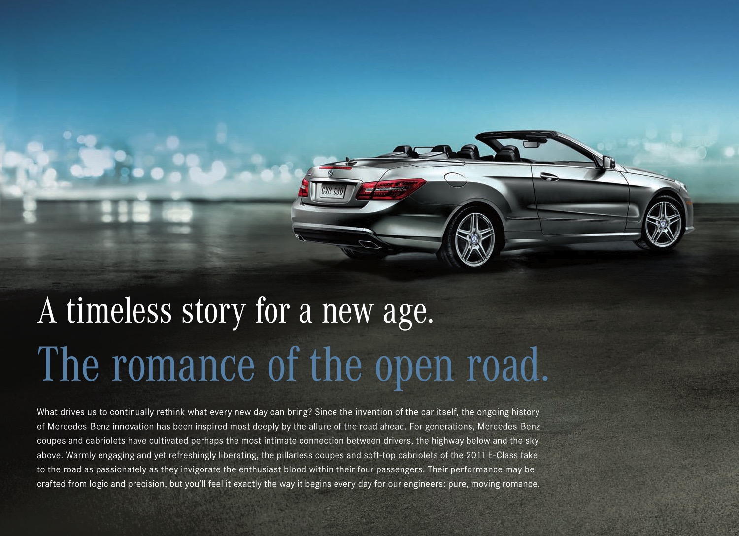 2011 Mercedes-Benz E-Class Coupe Convertible Brochure Page 10